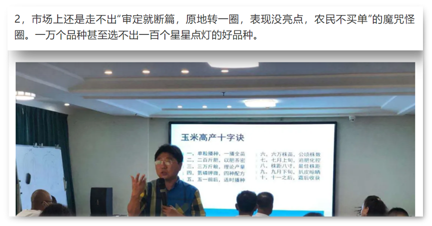 【提醒】注意：玉米品种观摩，强调“轴细”是误区！